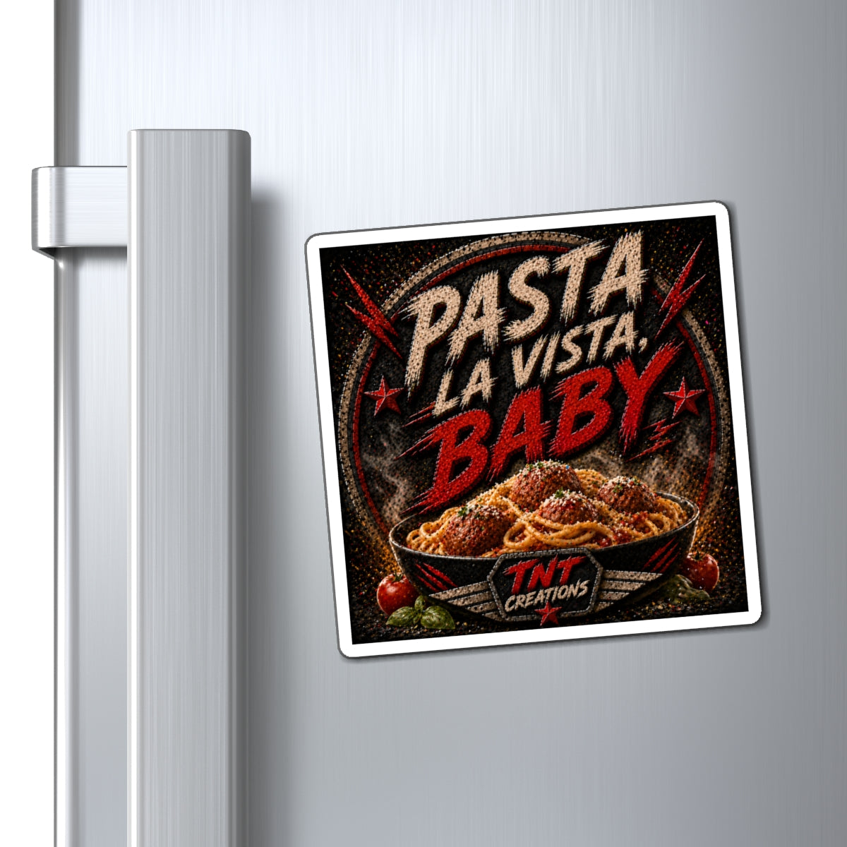 Magnet — "Pasta La Vista, Baby" Funny Kitchen Refrigerator Magnet