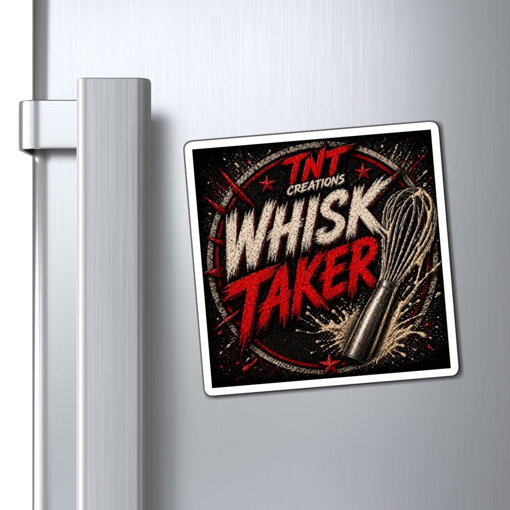Whisk Taker Magnet – Funny Baker Kitchen Refrigerator Decor