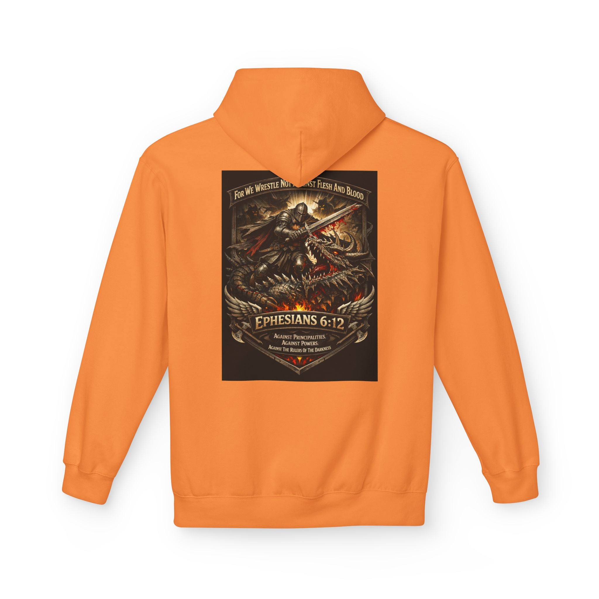 Christian Warrior Hoodie — "Stand Firm" Ephesians 6:12 Inspirational Gospel Hoodie