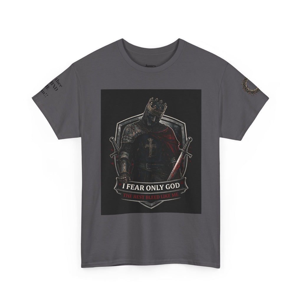 Fear Only God T-Shirt — Steadfast Valor Co. Knight Graphic Tee