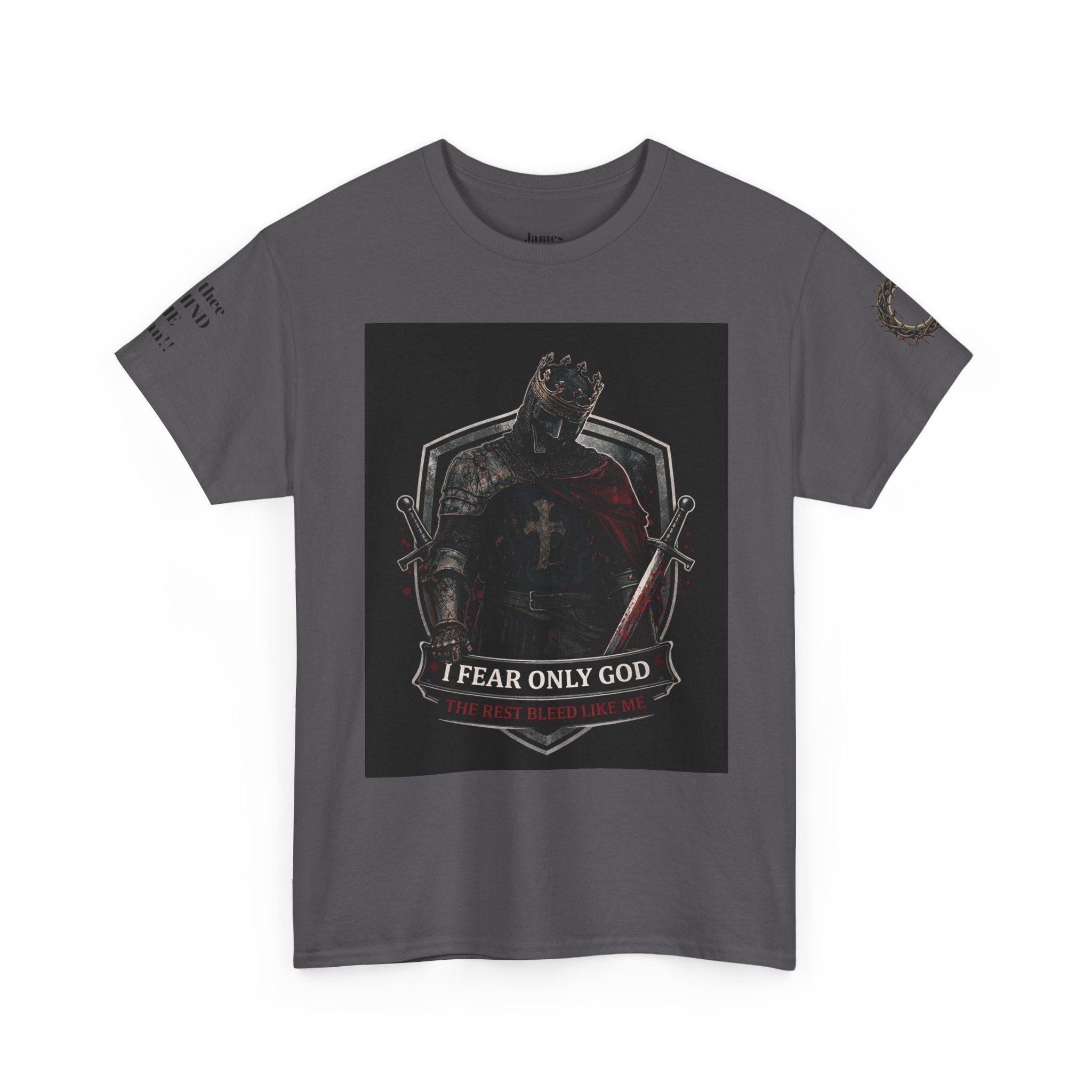 Fear Only God T-Shirt — Steadfast Valor Co. Knight Graphic Tee