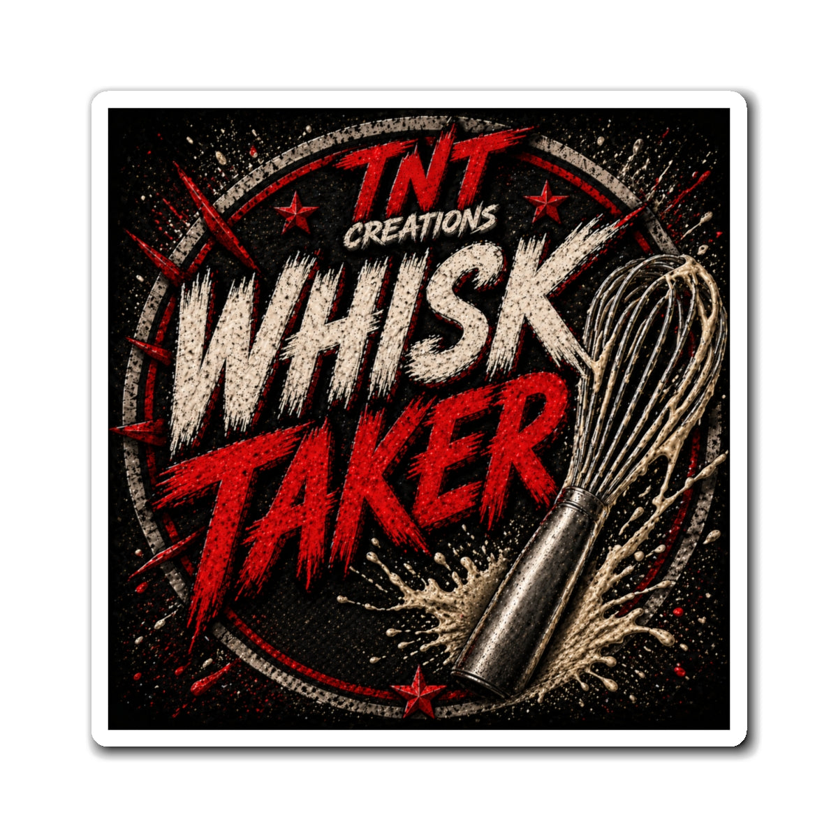 Whisk Taker Magnet – Funny Baker Kitchen Refrigerator Decor
