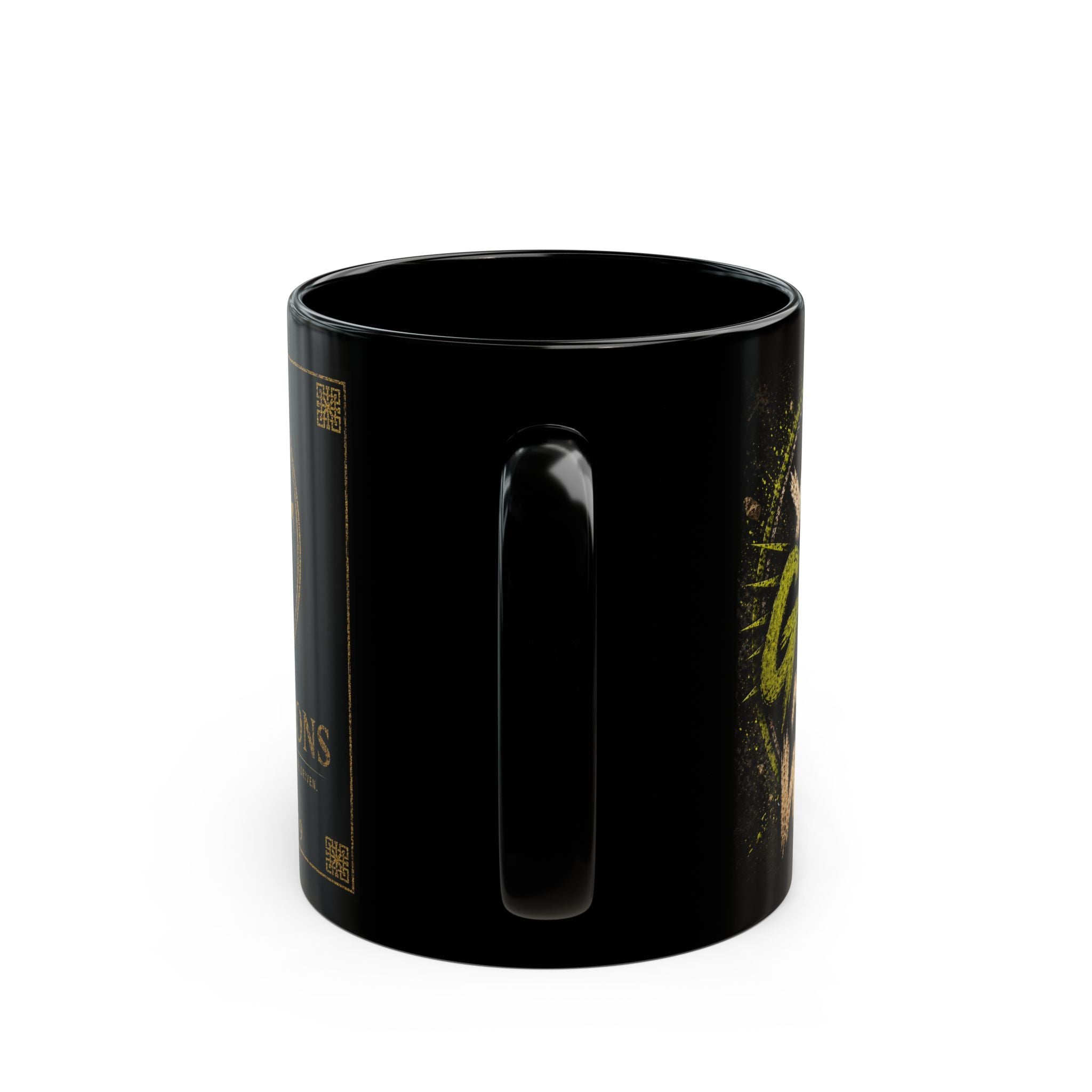 TNT Creations Black Logo Mug — 11oz/15oz Ceramic Coffee Cup