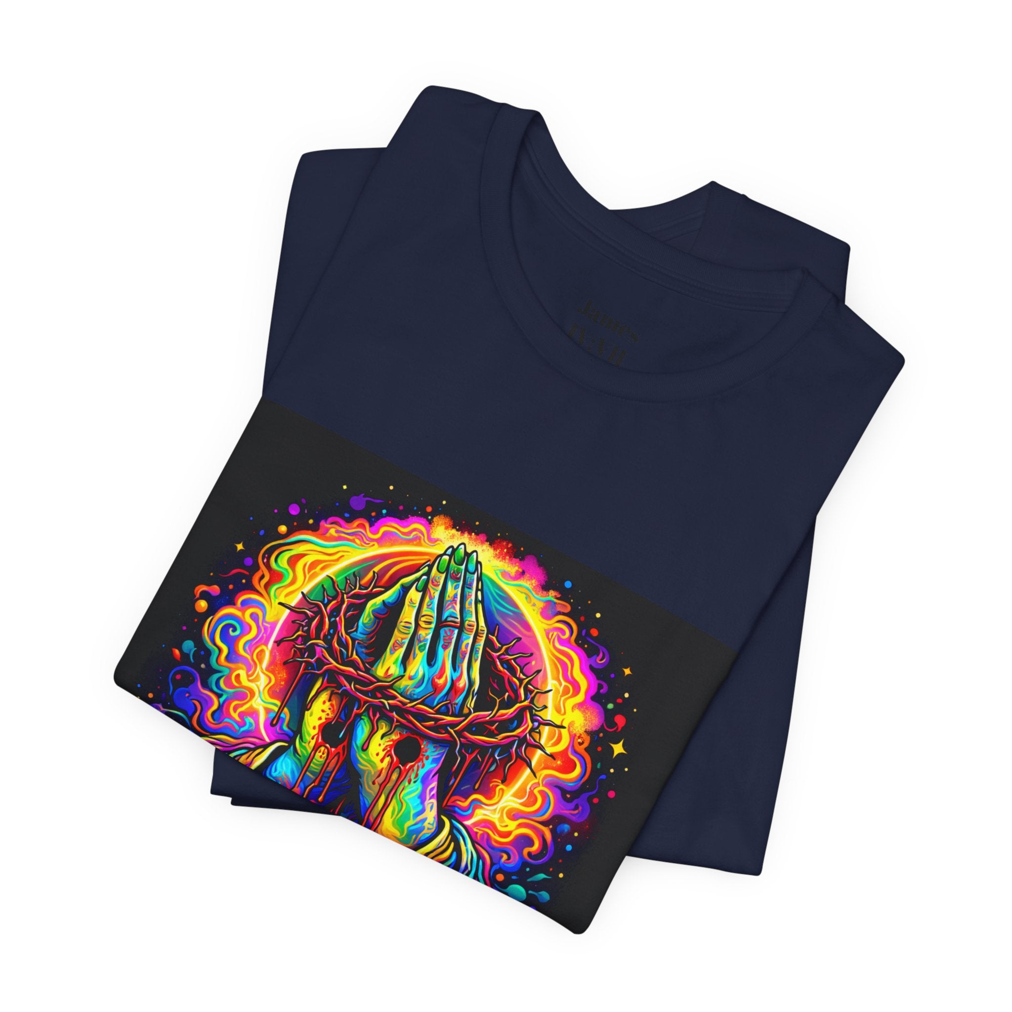 Psychedelic Jesus T‑Shirt – "There's No High Like the Most High" Graphic Tee
