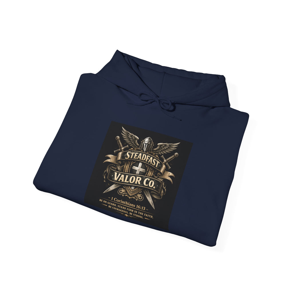 Steadfast Valor Co. Vintage Military Logo Hoodie
