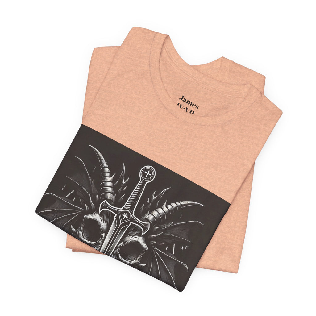 Defying Darkness Tee — "Aut Vincere, Aut Mori" Graphic T-Shirt