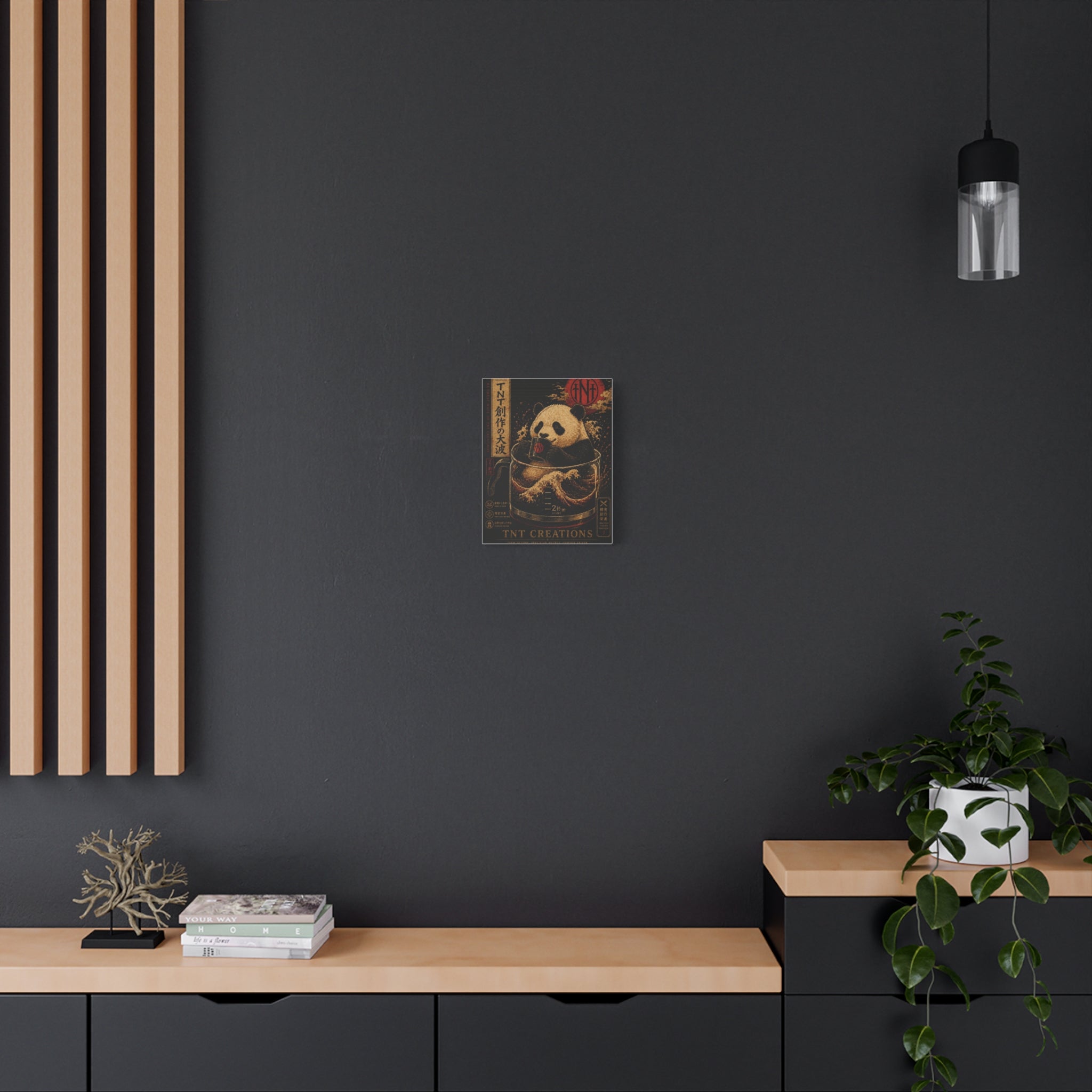 Panda Tea Canvas