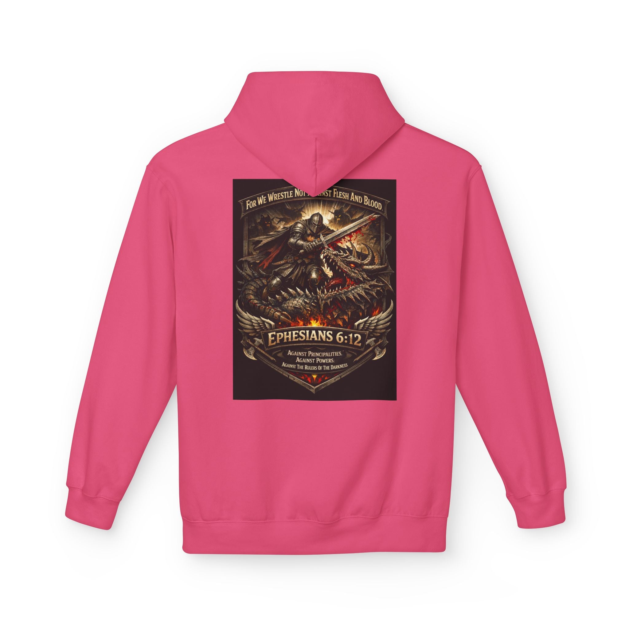 Christian Warrior Hoodie — "Stand Firm" Ephesians 6:12 Inspirational Gospel Hoodie