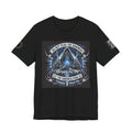 Do Not Fear the Darkness Graphic Tee — 'James IV:VII' Hooded Figure Shirt