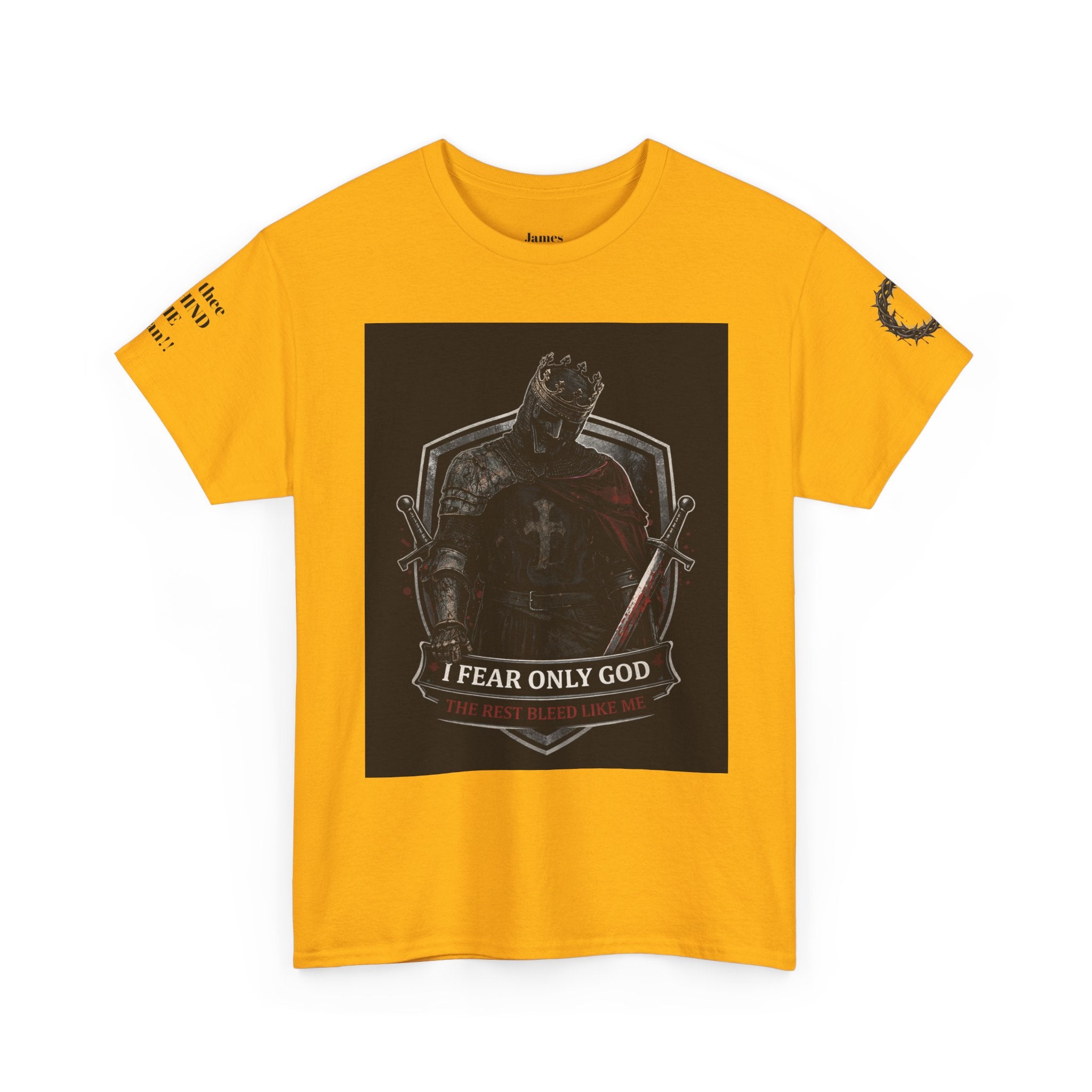 Fear Only God T-Shirt — Steadfast Valor Co. Knight Graphic Tee