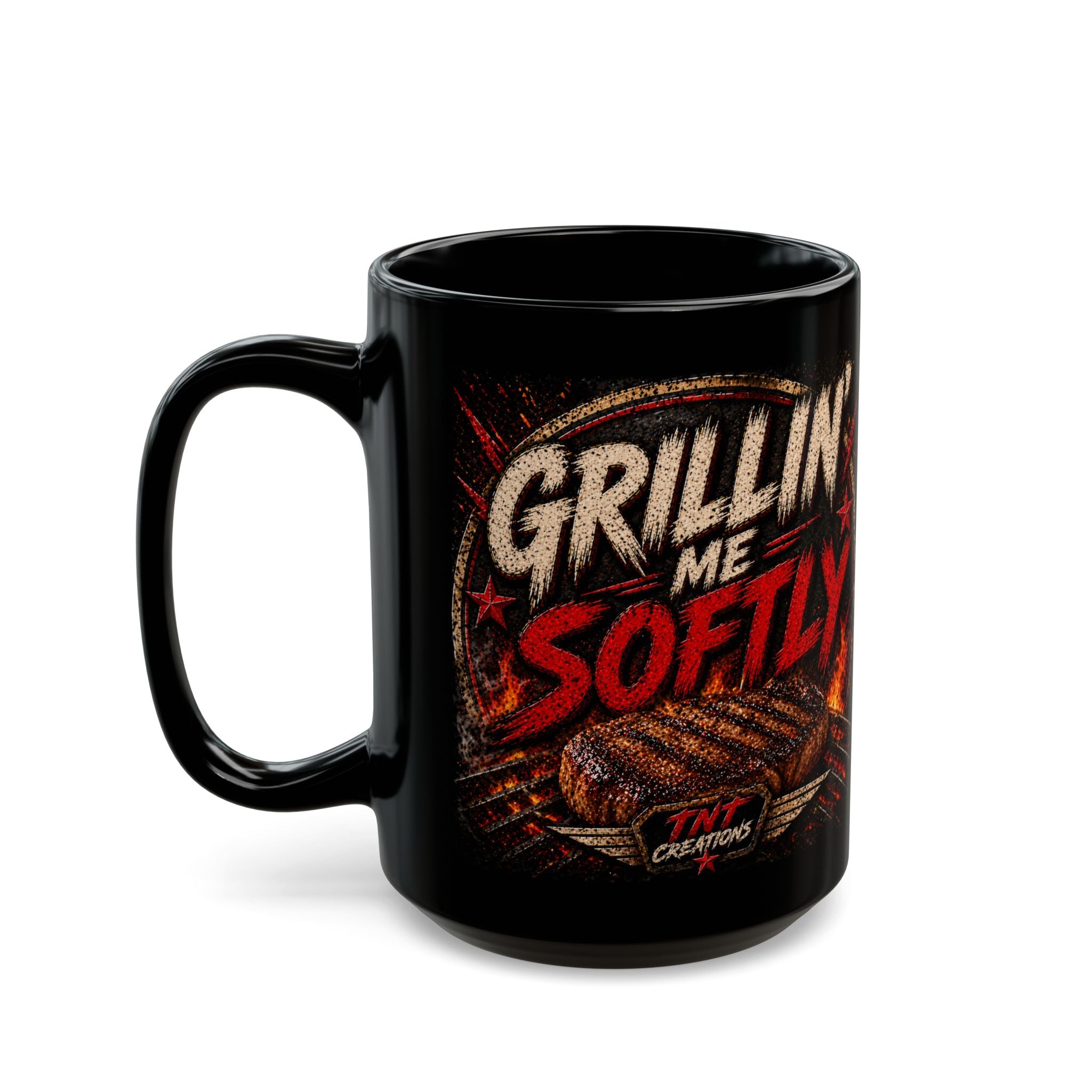 TNT Creations Black Logo Mug — Gothic Band/Metal Coffee Mug (11oz, 15oz)