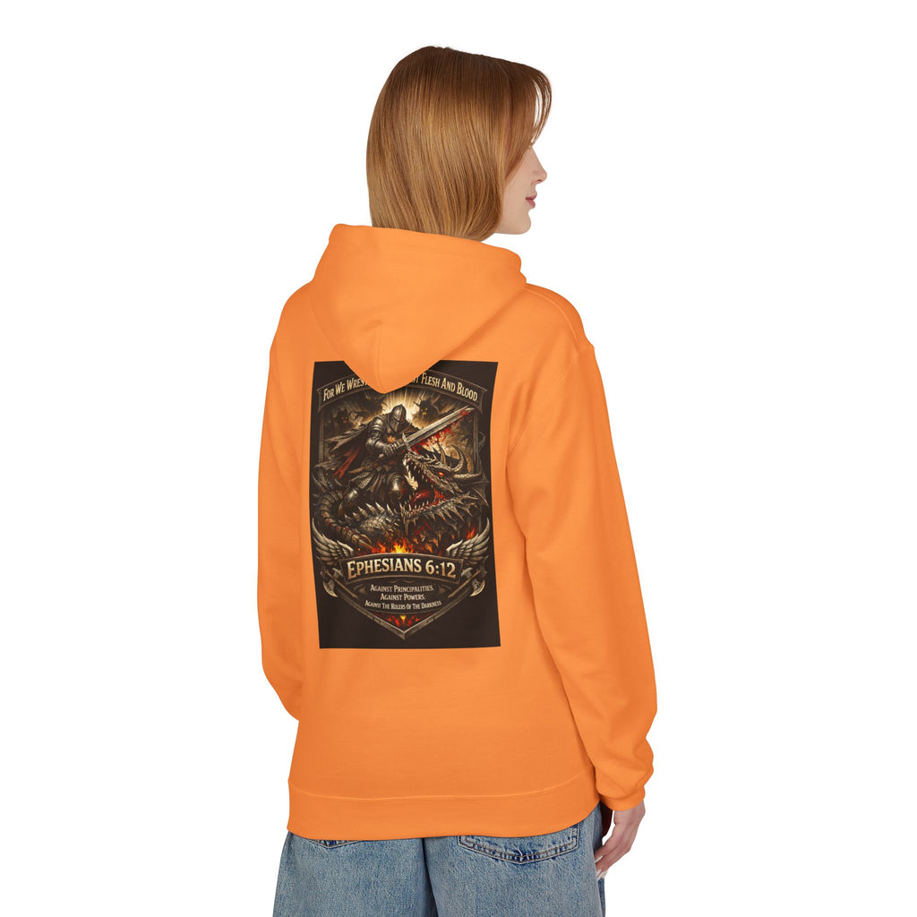Christian Warrior Hoodie — "Stand Firm" Ephesians 6:12 Inspirational Gospel Hoodie