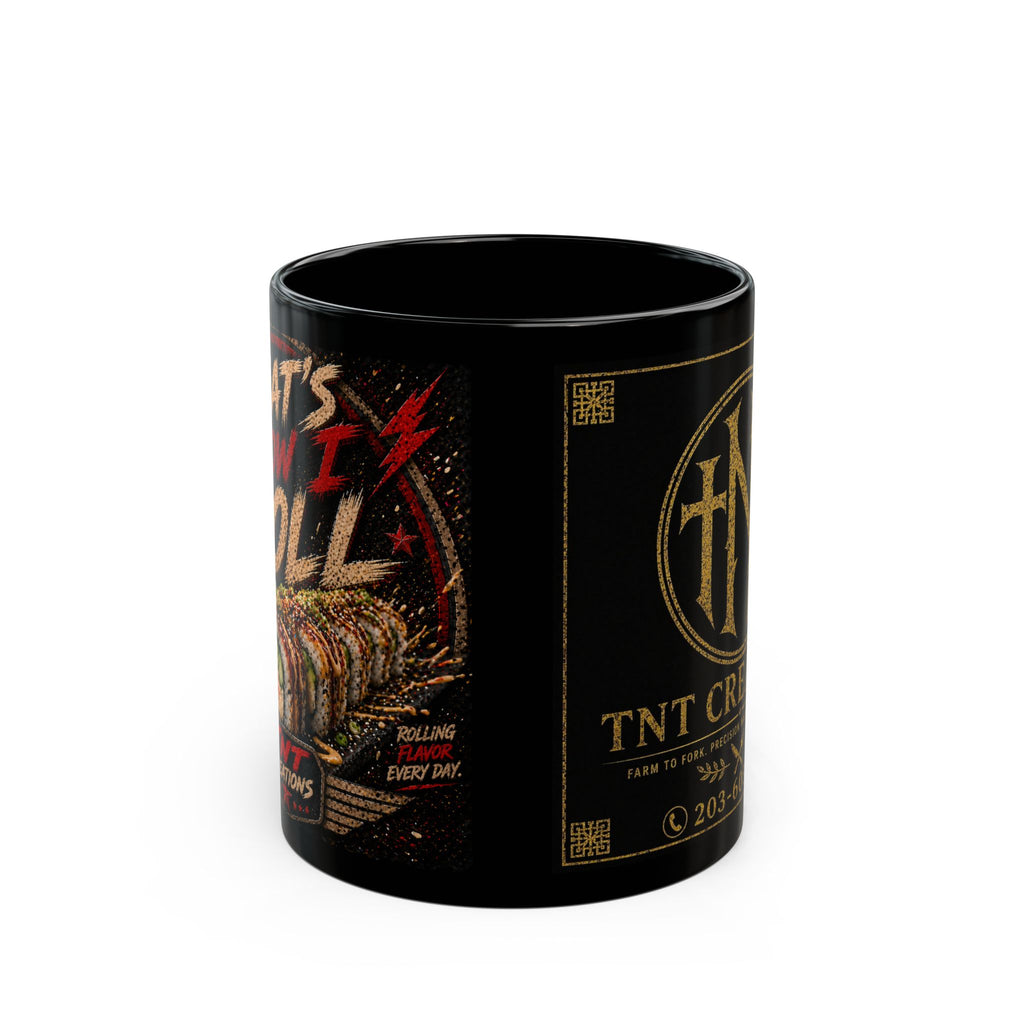 TNT Creations Black Logo Mug — 11oz/15oz Coffee Cup