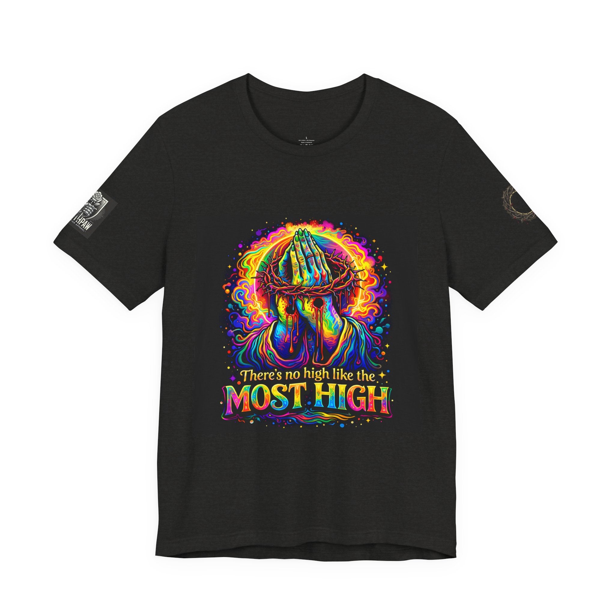 Psychedelic Jesus T‑Shirt – "There's No High Like the Most High" Graphic Tee