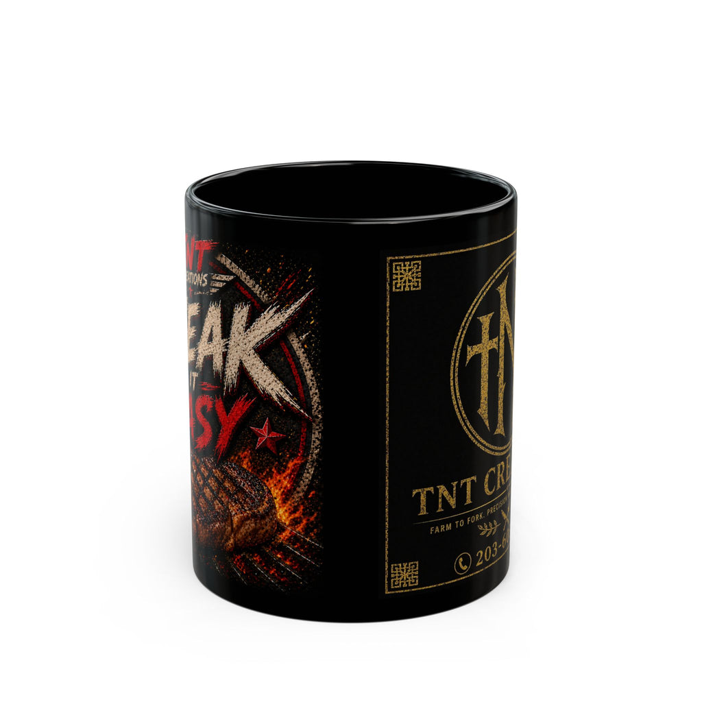Black Logo Mug — TNT Creations 11oz/15oz