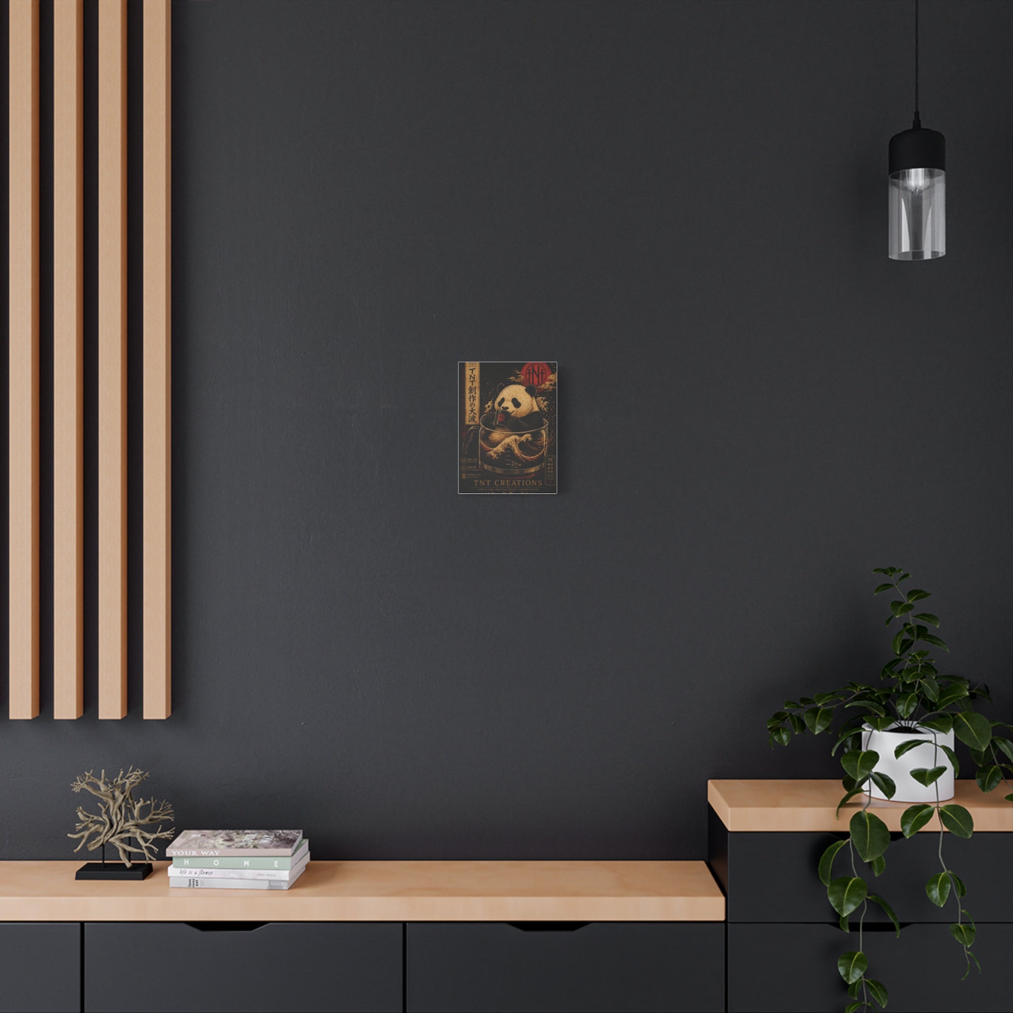 Panda Tea Canvas