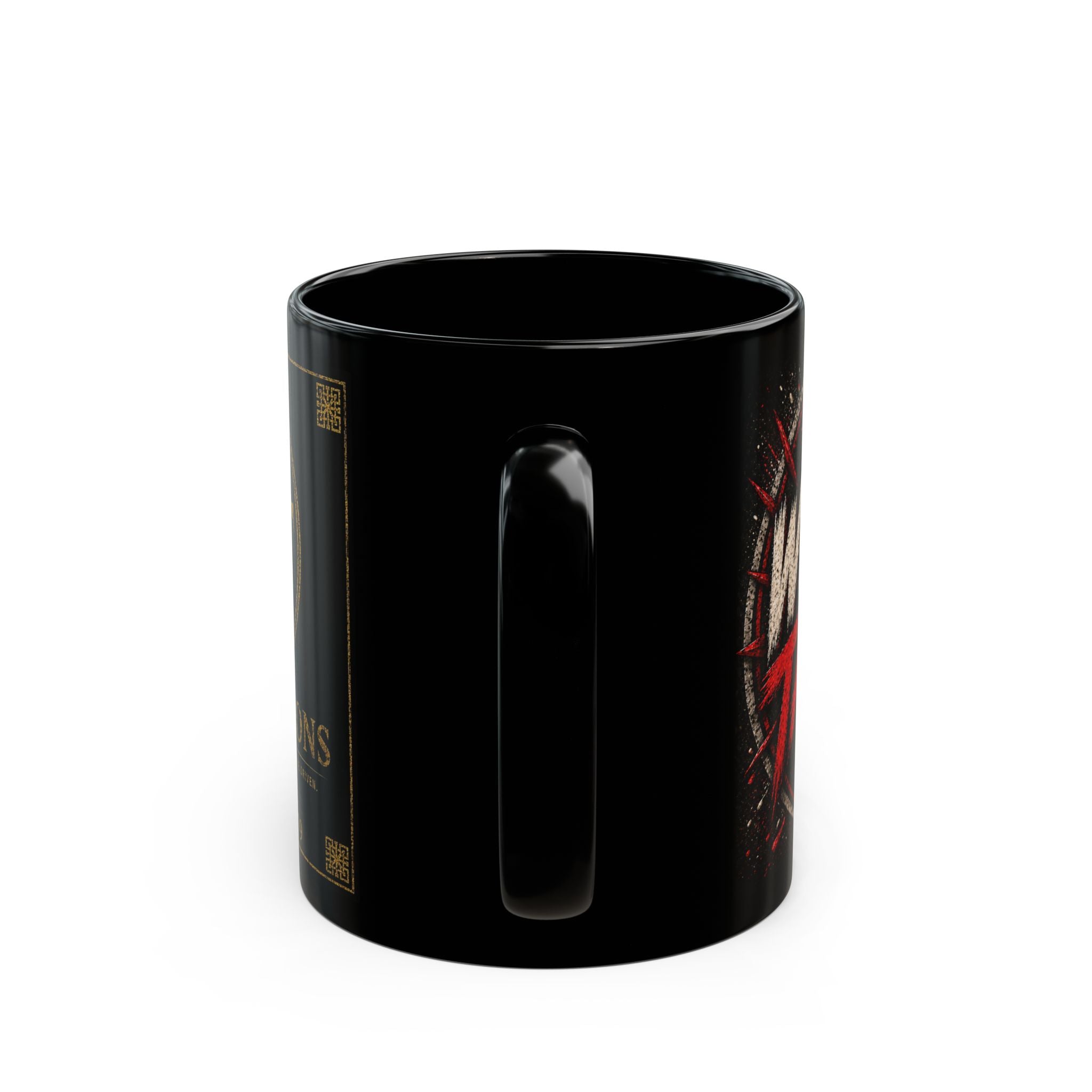 TNT Creations Black Logo Mug — 11oz/15oz Ceramic Coffee Cup